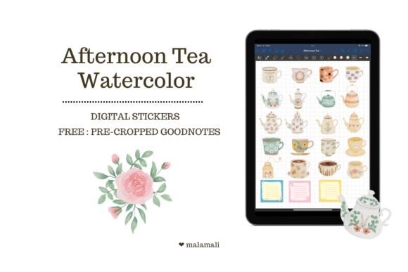Afternoon Tea Watercolor Hand Draw: A Designer’s Review for Real Client Projects