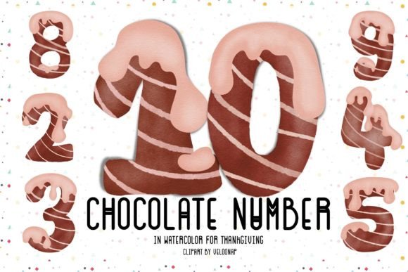 Chocolate Number in Watercolor: A Designer’s Review for Real Business Branding