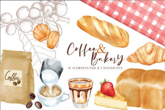 Coffee and Bakery Watercolor Set Review for Real Embroidery Projects