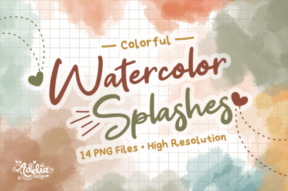 Colorful Watercolor Splash Effect: A Designer’s Take for Local Branding and Packaging