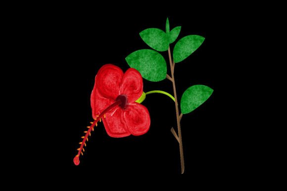 Flower Watercolor Illustration: A Versatile Design Asset for Modern Branding