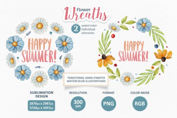 Flower Watercolor Wreath PNG Clipart: A Designer’s Real-World Embroidery Review