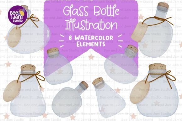 Glass Bottle Watercolor PNG Sublimation: A Practical Review for Digital Sellers