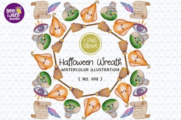 Halloween Wreath Watercolor PNG-008: A Designer’s Real-World Embroidery Review