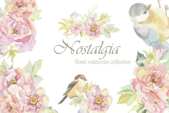 Nostalgia. Floral Watercolor Collection: A Brand Designer’s Review for Real Local Business Branding