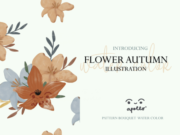 Pattern Bouquets Watercolor SET 01: Soft, Decorative Illustrations for Local Branding