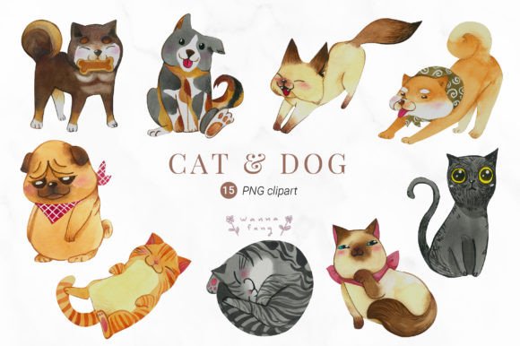 Watercolor Cat Dog Clipart: A Designer’s Real-World Embroidery Test