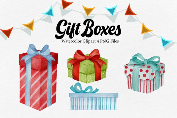 Watercolor Gift Box Clipart: A Designer’s Review for Branding & Marketing