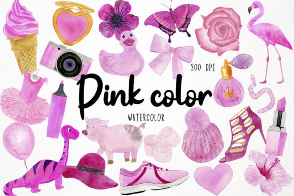 Watercolor Pink Color Clipart: A Designer’s Review for Branding & Illustration Projects